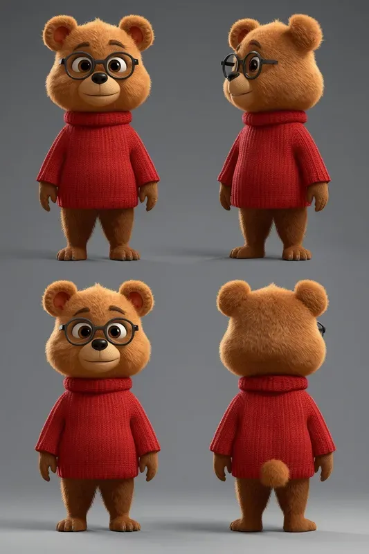 3D Consistent Character Sheet Models