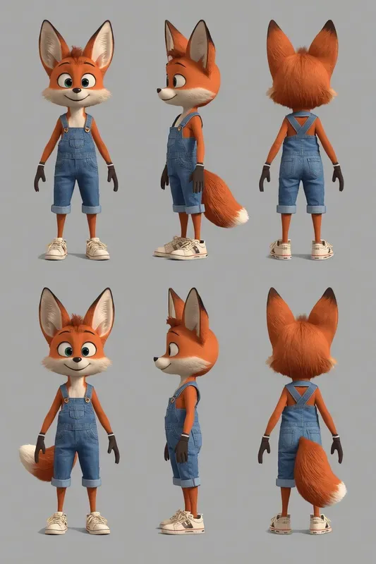 3D Consistent Character Sheet Models