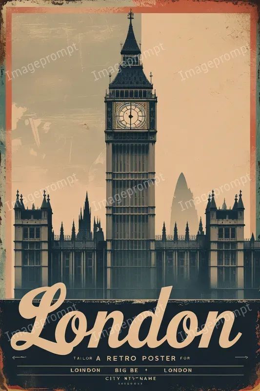 Retro City Travel Posters