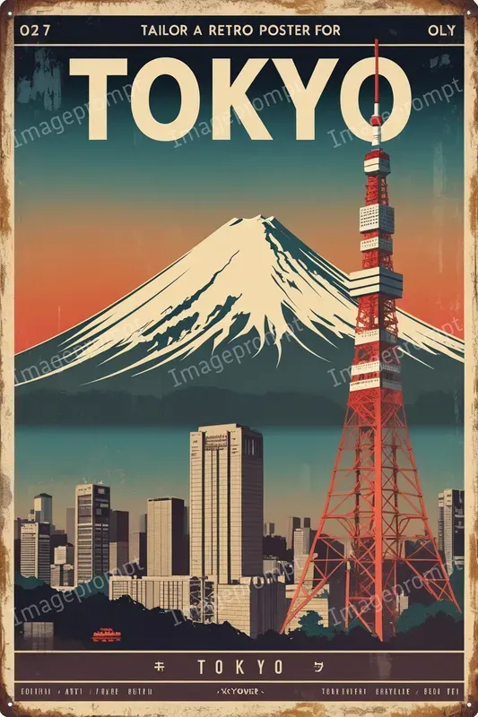Retro City Travel Posters