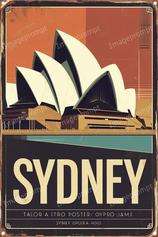 Retro City Travel Posters