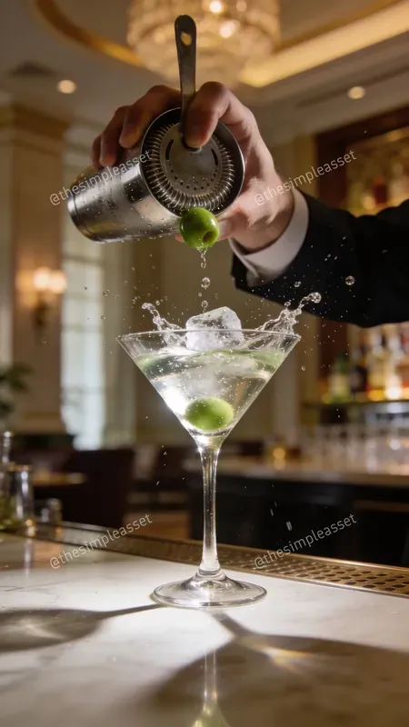 Cinematic Cocktail Mixology Art