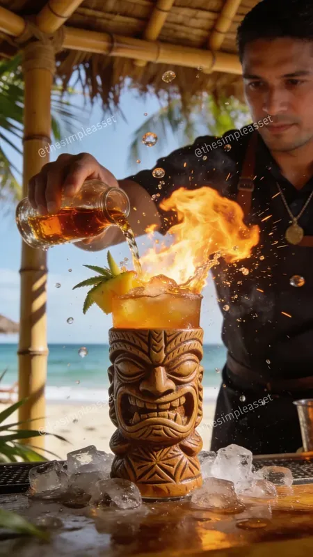 Cinematic Cocktail Mixology Art