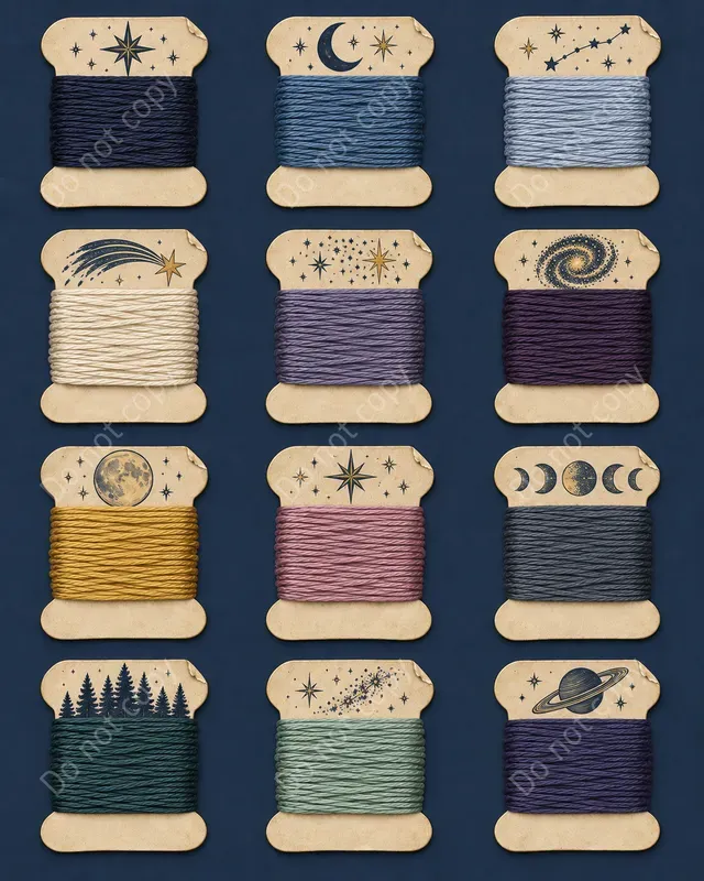 Embroidery Floss Card Sheets