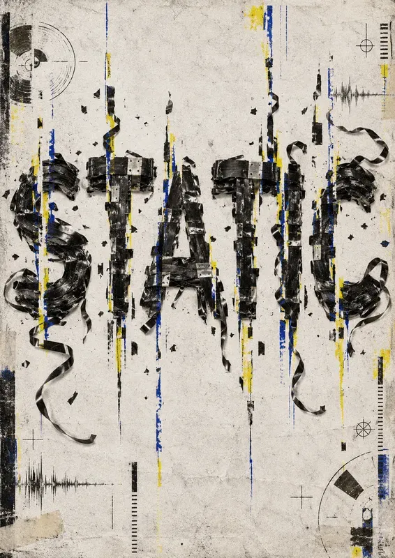 Magnetic Tape Typography Posters