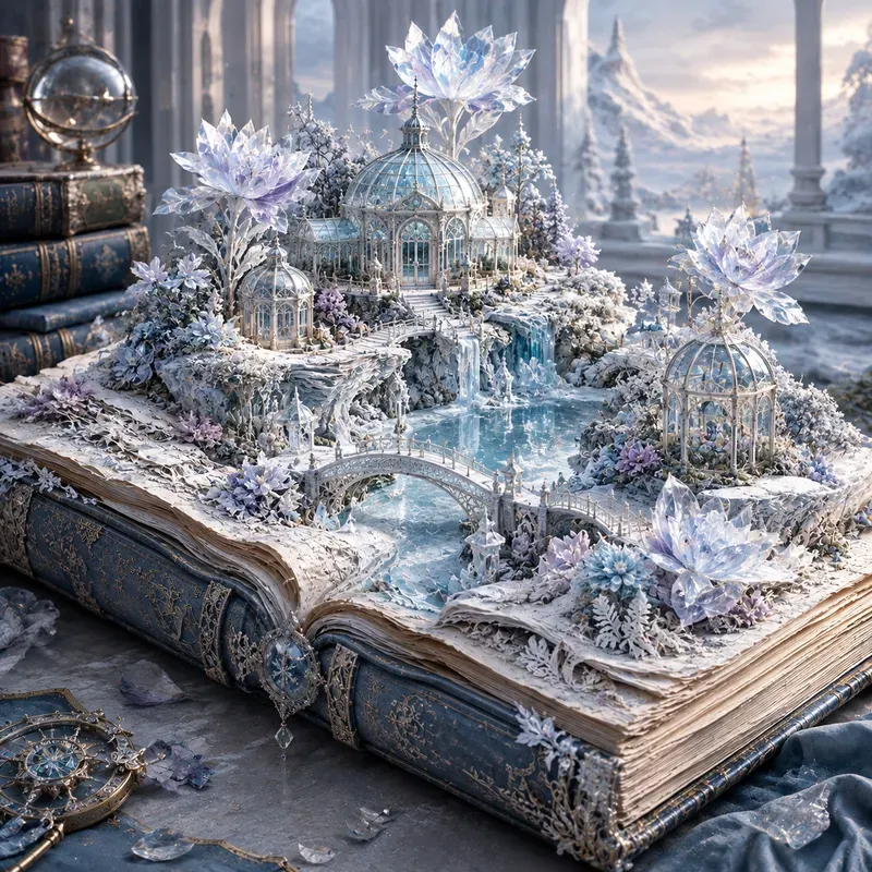 Sculpted Book Worlds