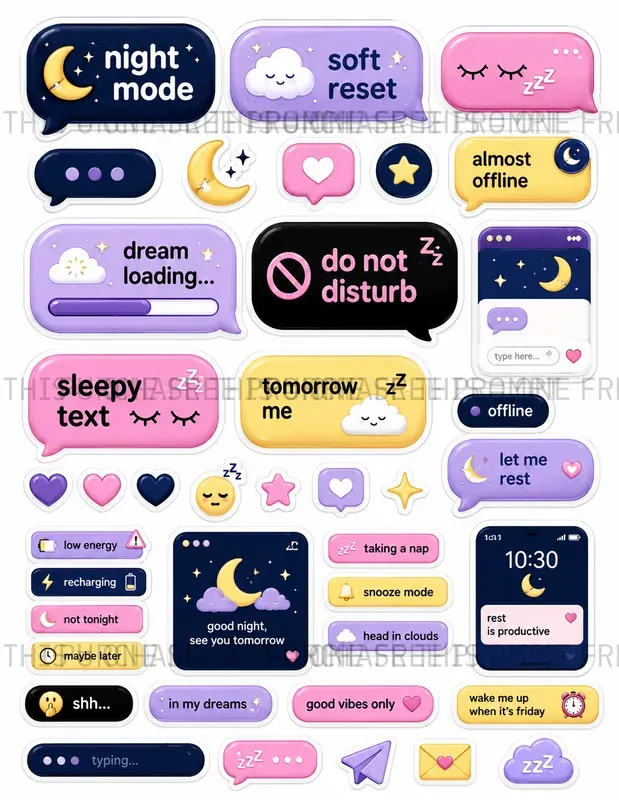 Digital Chat Scrap Sheets
