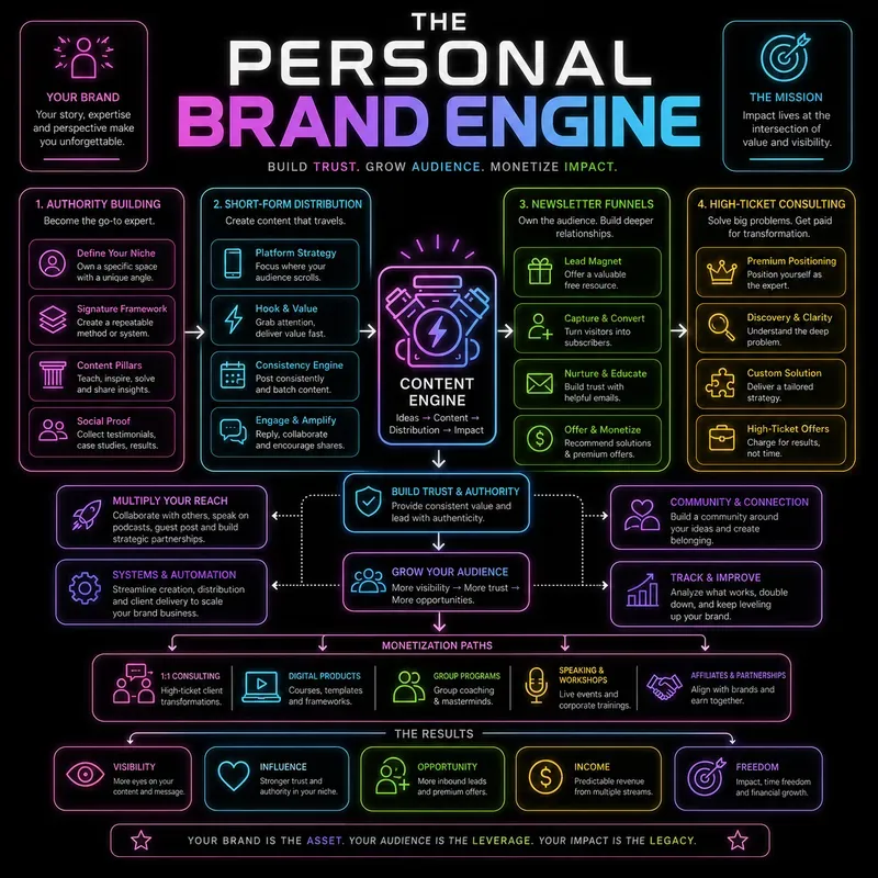 Neon Business Infographics