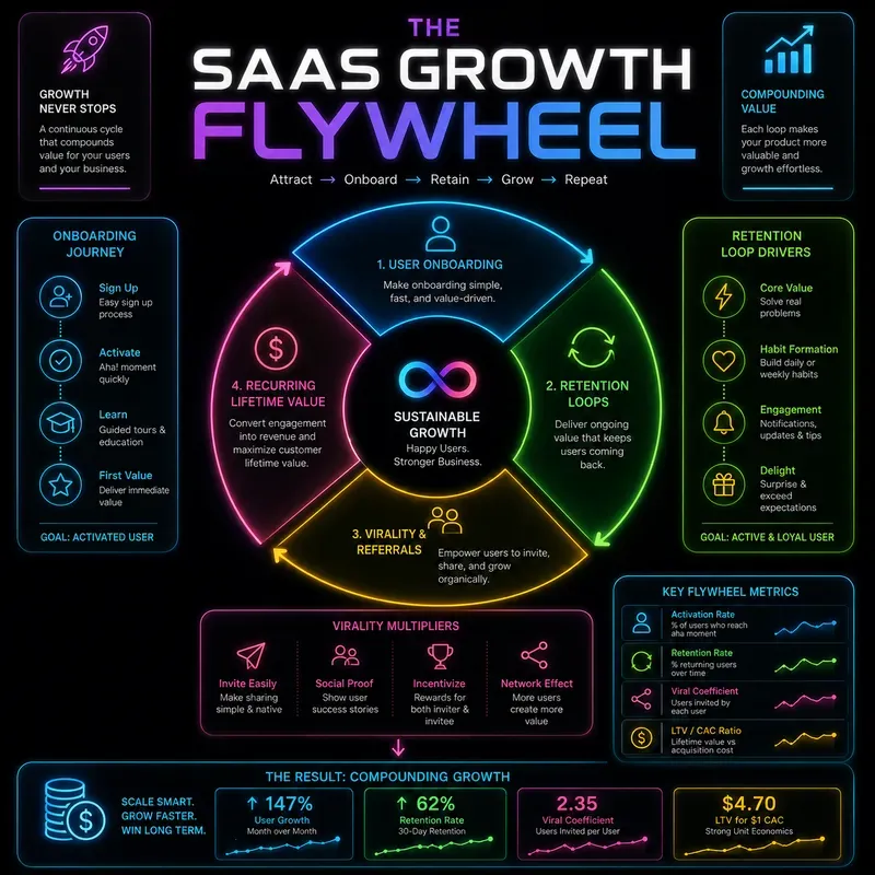 Neon Business Infographics