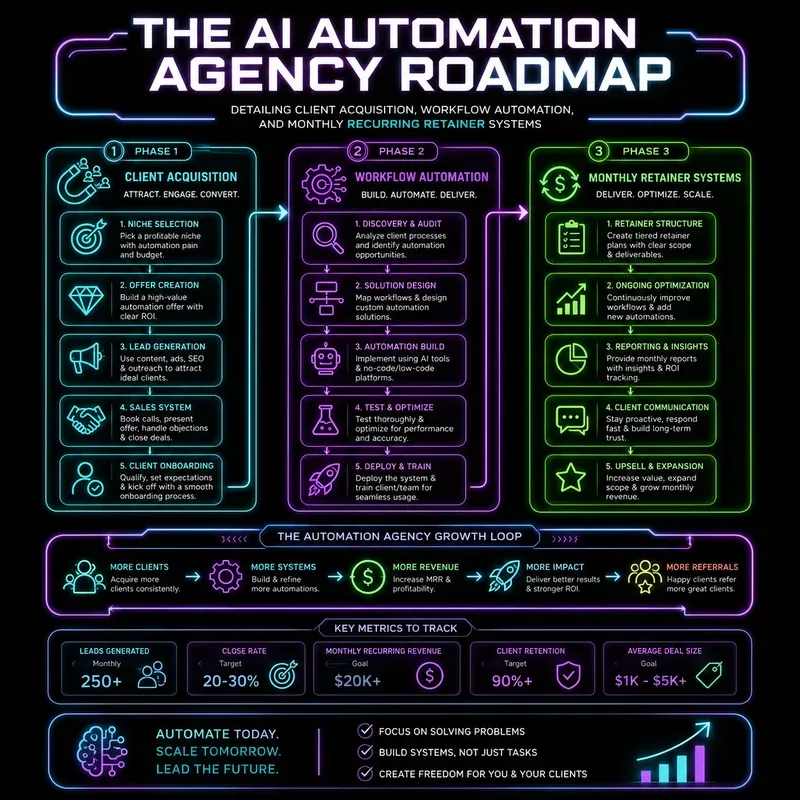 Neon Business Infographics