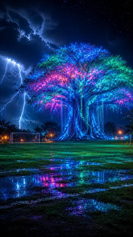 Fantasy Landscapes With Mythical Trees