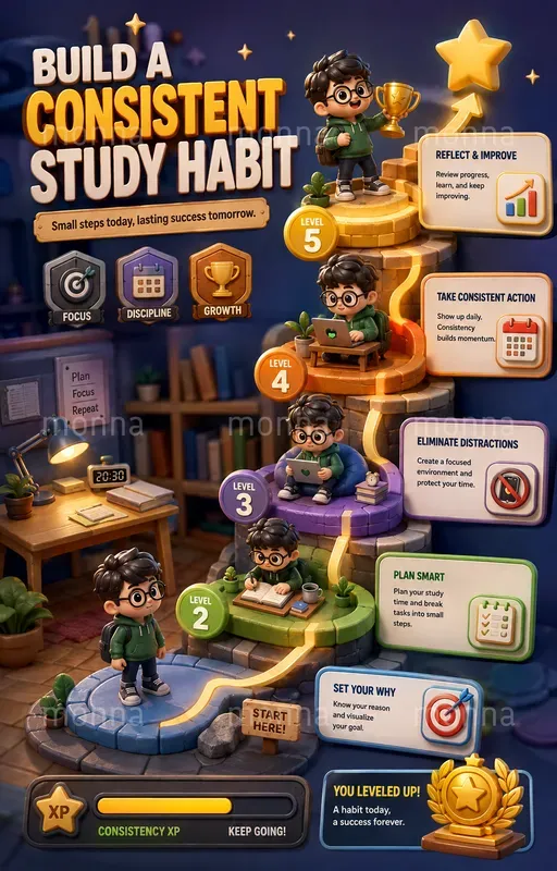 3D Skill Tree Levelup Posters
