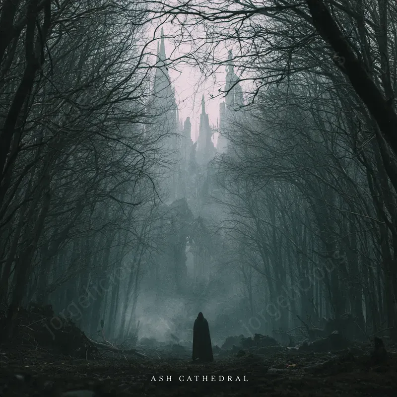 Dark Cinematic Ruin Photo Covers