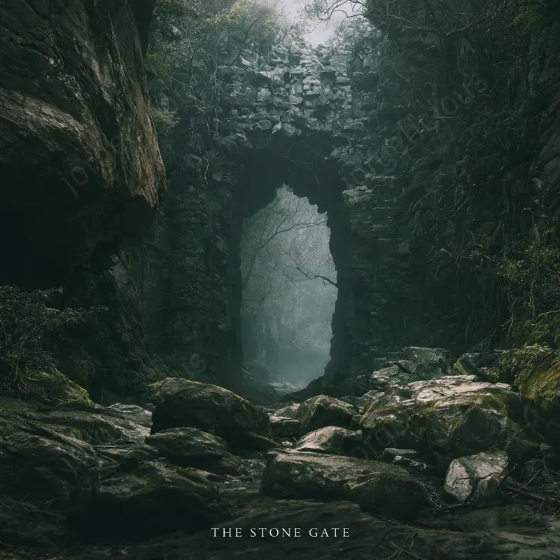 Dark Cinematic Ruin Photo Covers