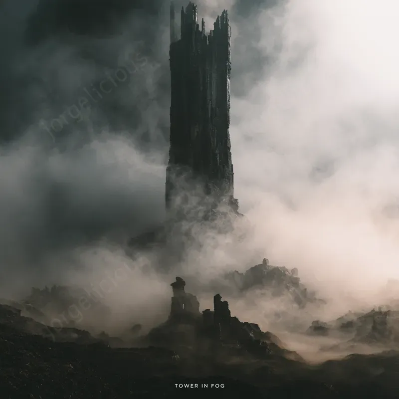 Dark Cinematic Ruin Photo Covers