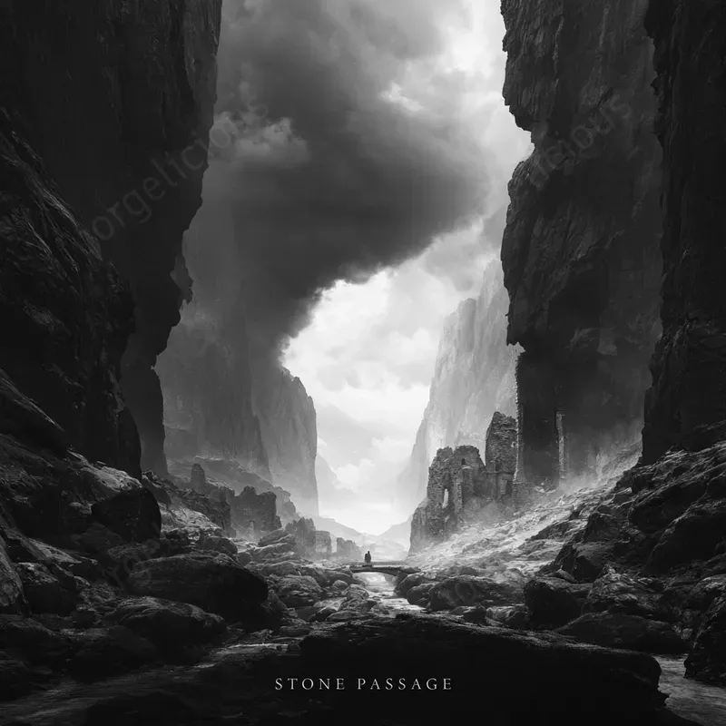 Dark Cinematic Ruin Photo Covers