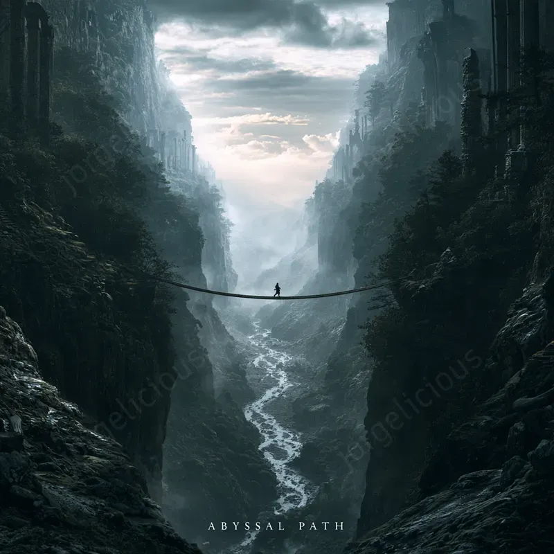 Dark Cinematic Ruin Photo Covers