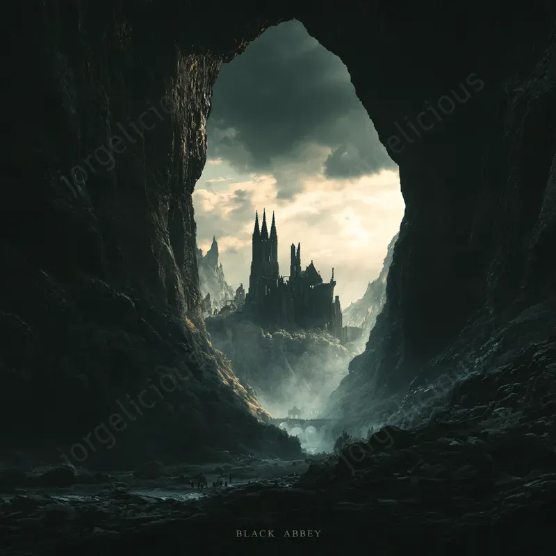 Dark Cinematic Ruin Photo Covers