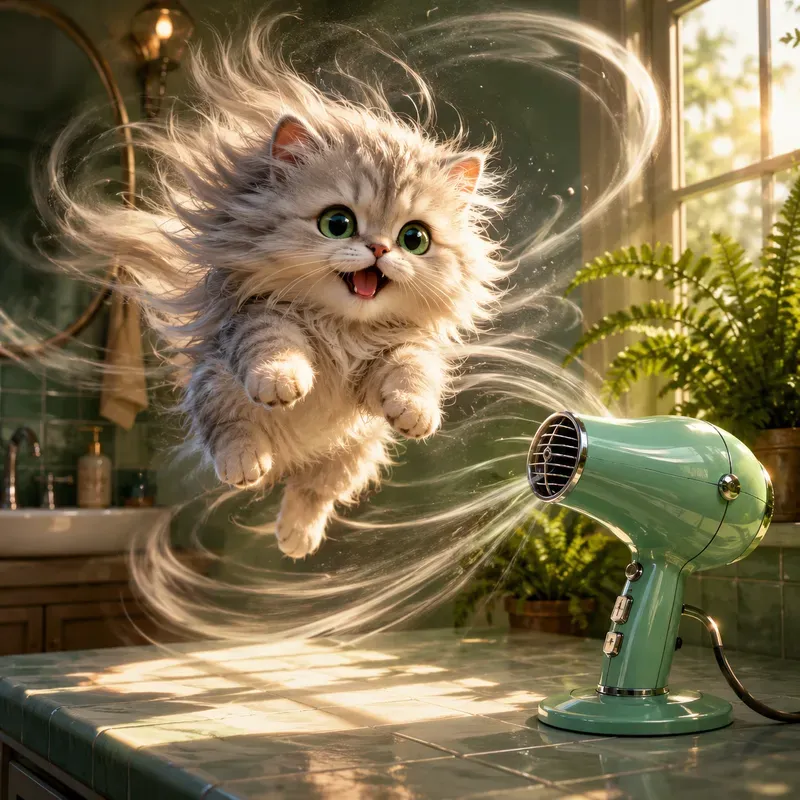 Dynamic 3D Wind And Pet Portraits