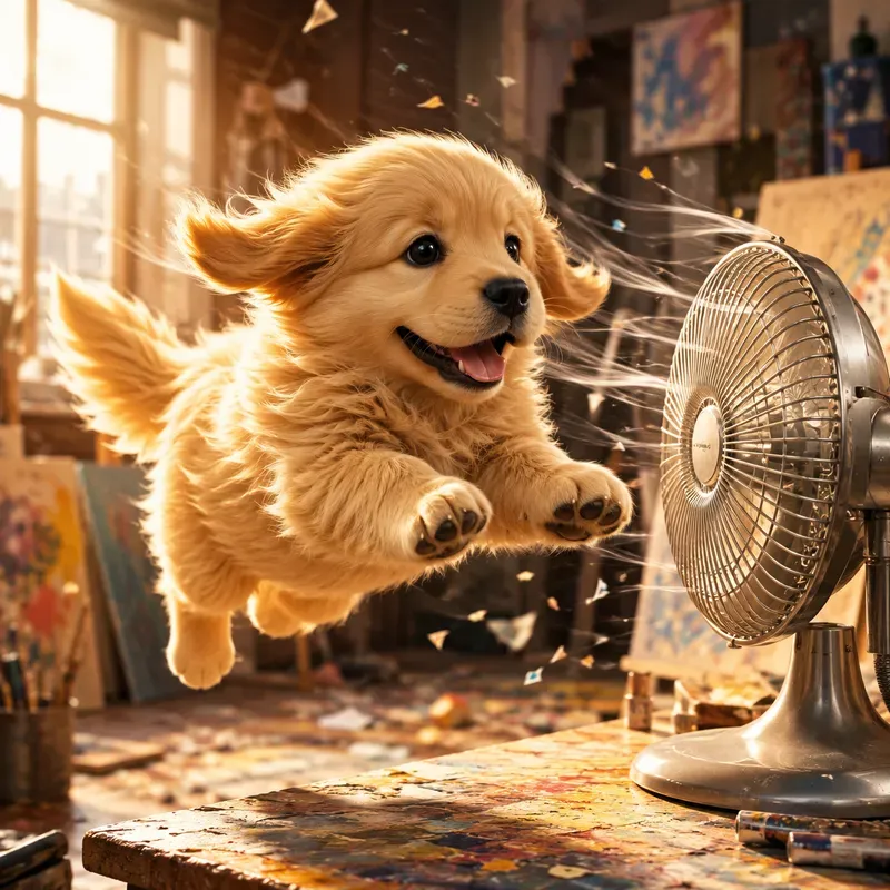 Dynamic 3D Wind And Pet Portraits