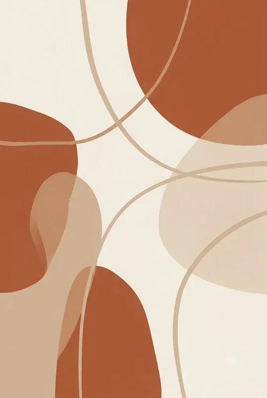 Abstract Boho Wall Art Print Studios