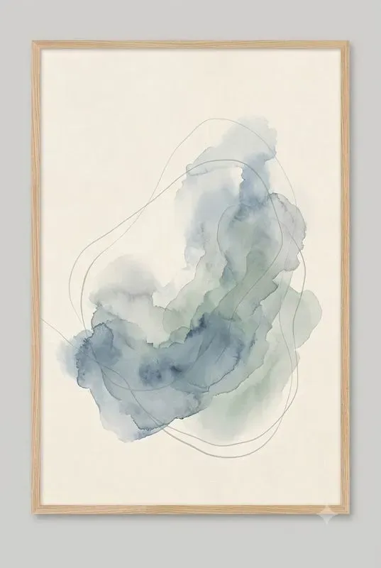 Abstract Boho Wall Art Print Studios