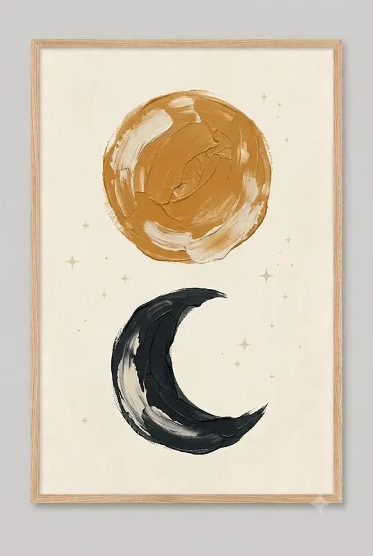Abstract Boho Wall Art Print Studios