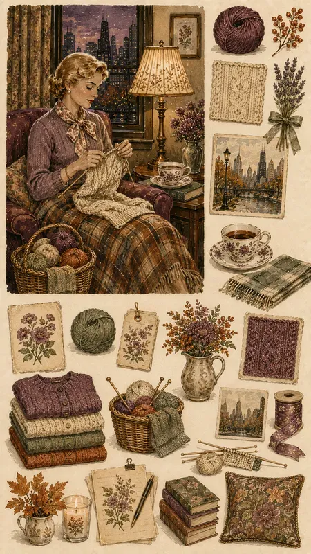 Chicago Housewife Ephemera Sheets