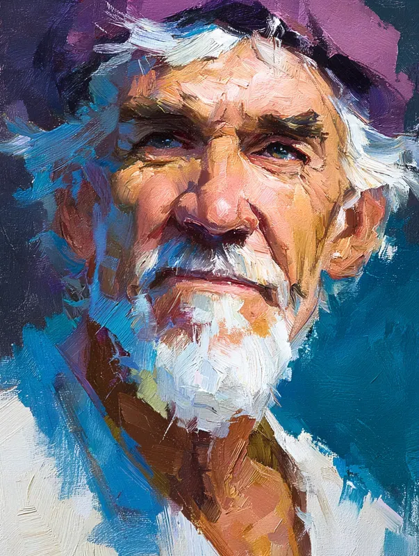 Expressive Palette Knife Impression Art