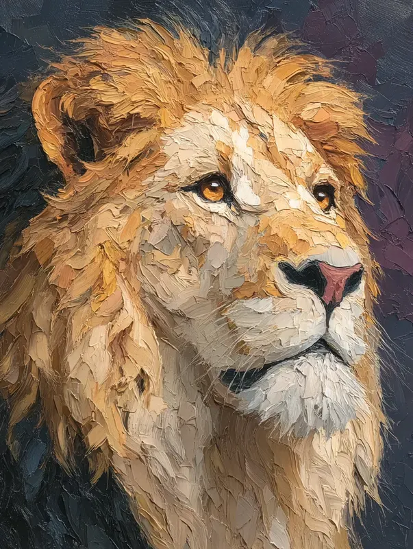 Expressive Palette Knife Impression Art