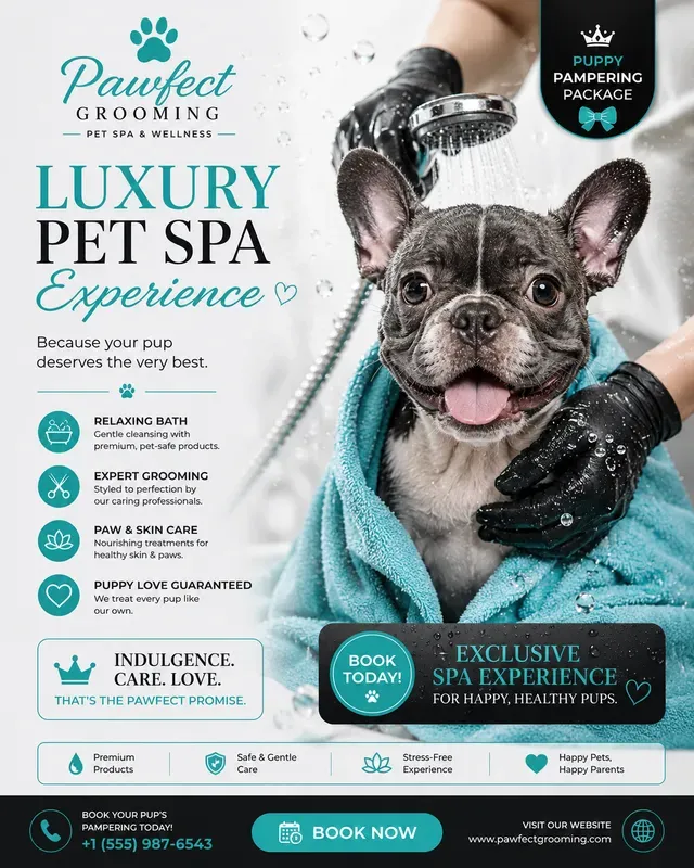 Pet Grooming Spa Ad Generator
