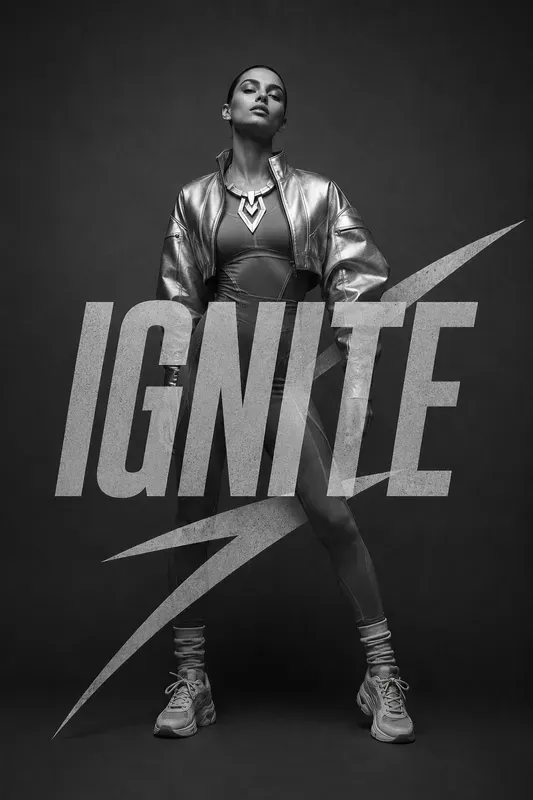 Monochrome Editorial Fashion Campaigns