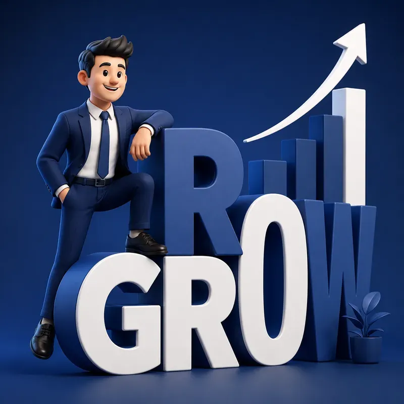 Isometric Mascot 3D Typography Gens