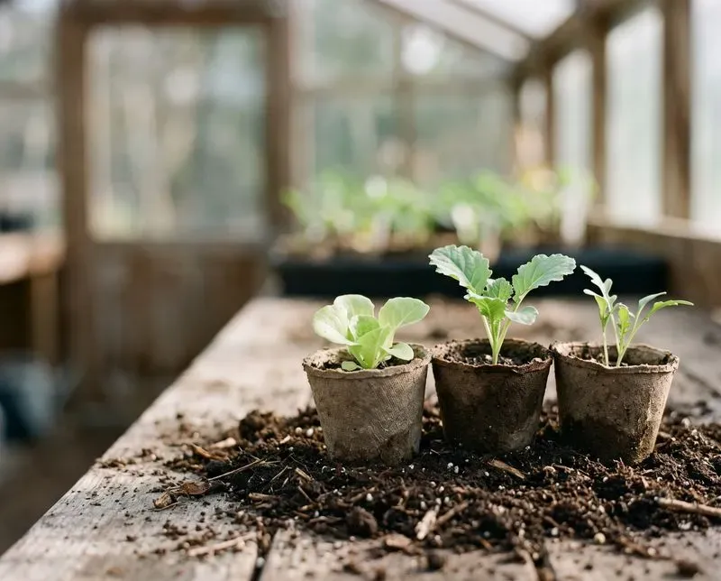 Photorealistic Gardening Seedling Backs