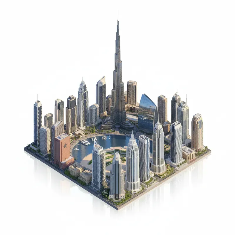 Isometric Lifescale Cities