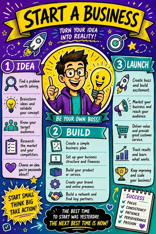Sketchnote Doodle Poster Studios