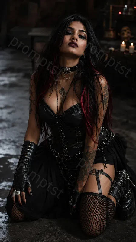 Viral Dominant Goth Girl Photos