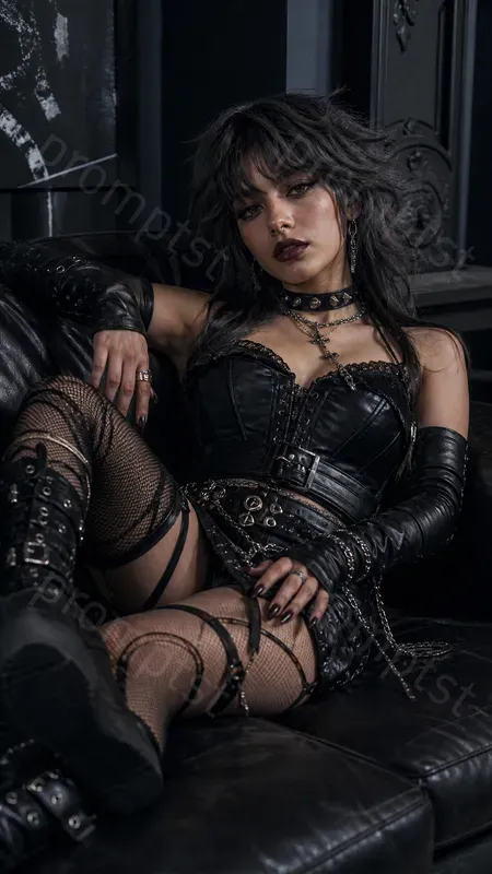 Viral Dominant Goth Girl Photos