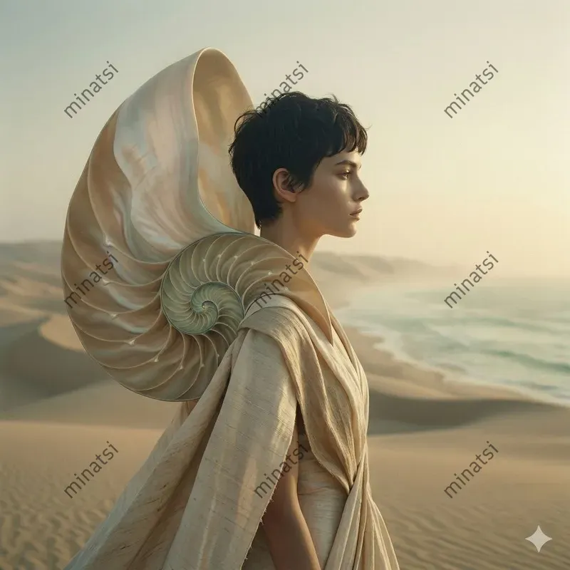 Surrealist Shell Editorial Portraits