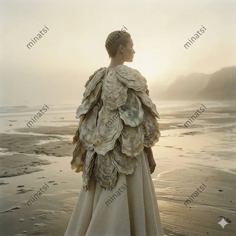 Surrealist Shell Editorial Portraits