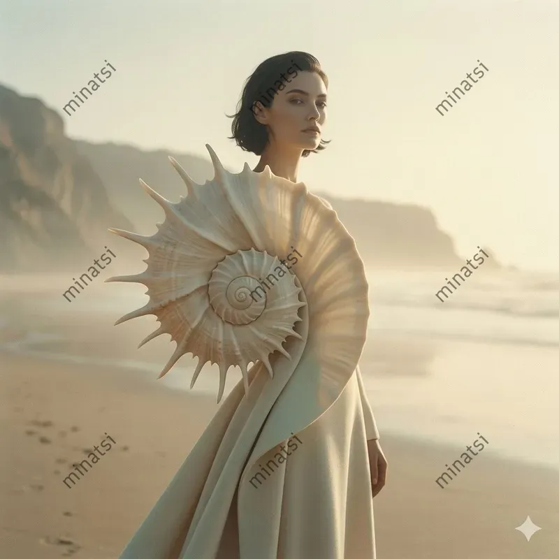 Surrealist Shell Editorial Portraits