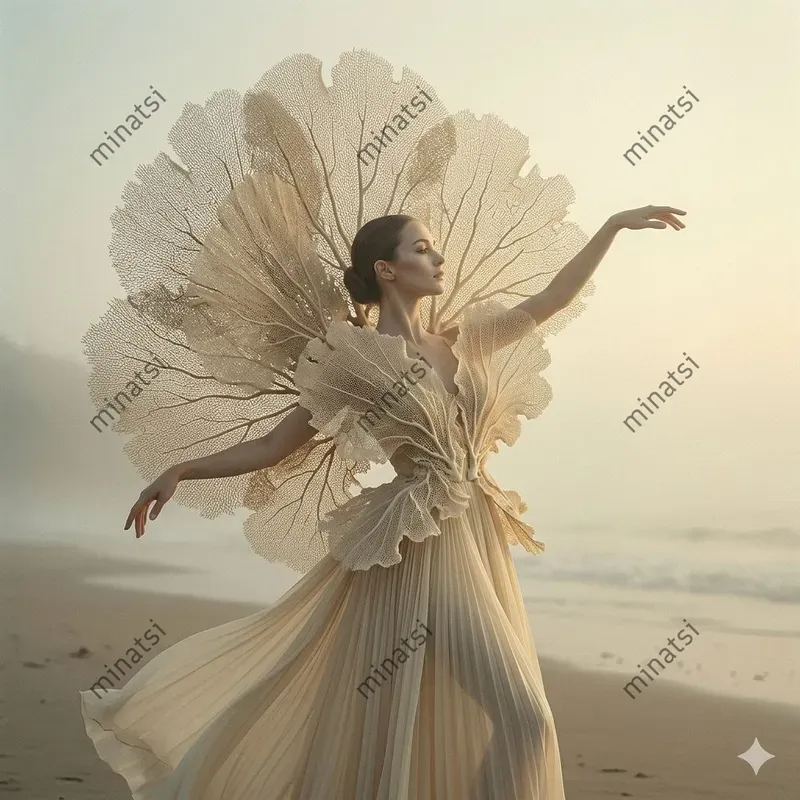Surrealist Shell Editorial Portraits