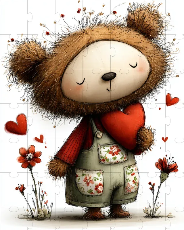 Mothers Day Teddy Bear Clipart