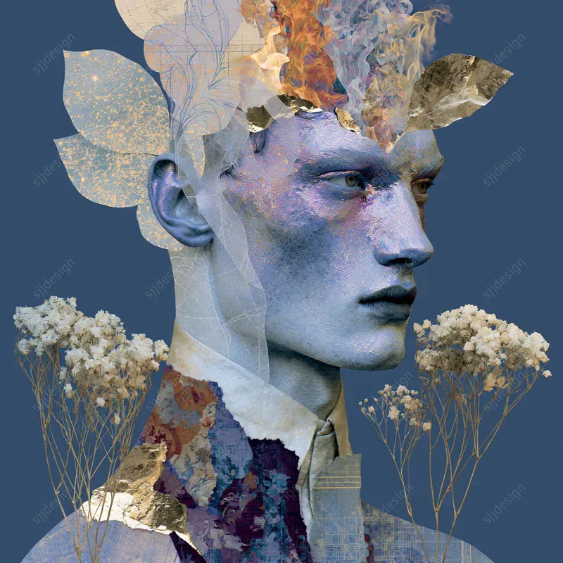 Botanical Atlas Collages