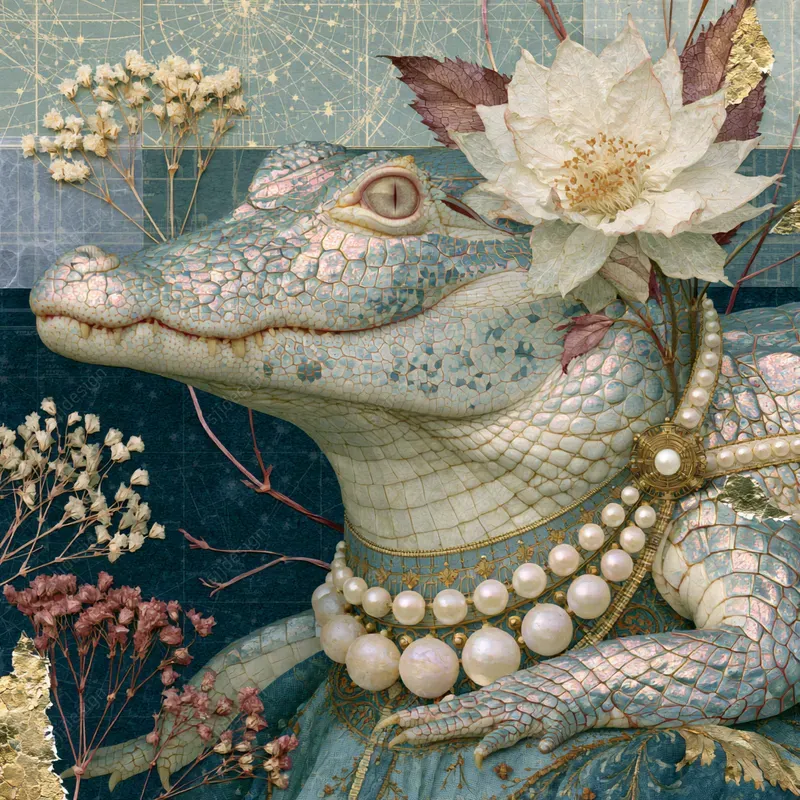 Botanical Atlas Collages