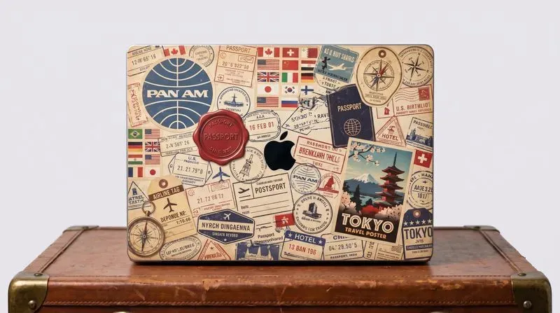 Sticker Bomb Laptop Photography