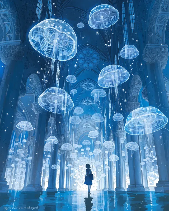 Surreal Monochromatic Dreamscapes