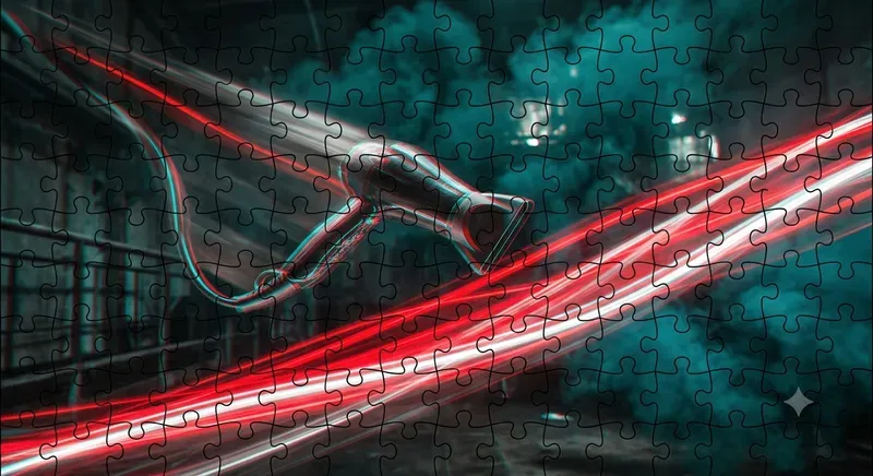 Kinetic Puzzle Motion Blur Art