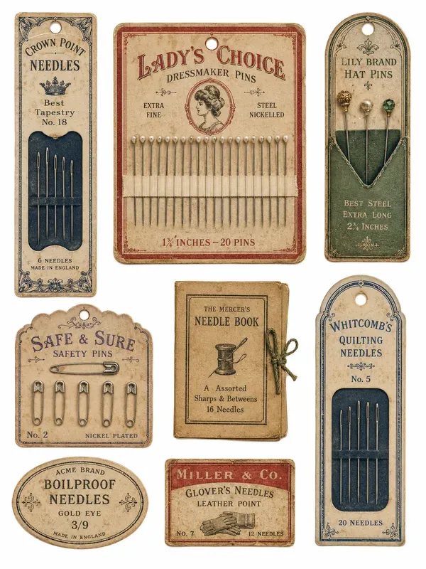 Vintage Haberdashery Packaging Generator