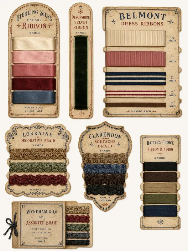 Vintage Haberdashery Packaging Generator